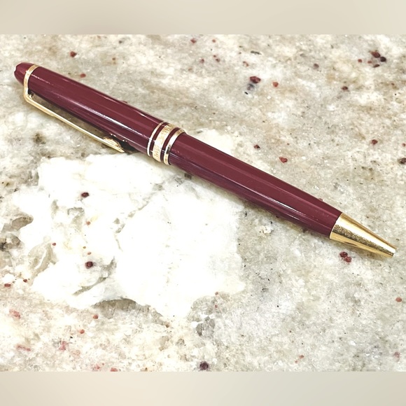 Montblanc Office Preloved Montblanc Meisterstuck Burgundy Ballpoint